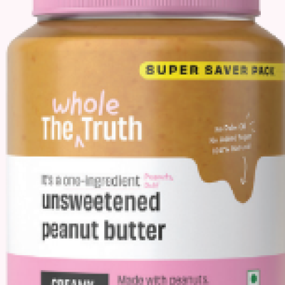 Unsweetened Creamy Almond Butter - 100% Pure Roasted Almonds | No Added Sugar, Oil, or Salt | Smooth & Spreadable