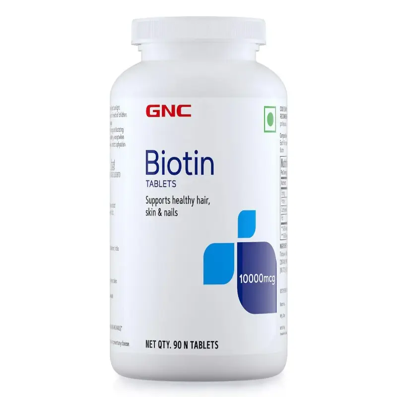 GNC| GNC BIOTIN  10,000 MCG|60N Tablet