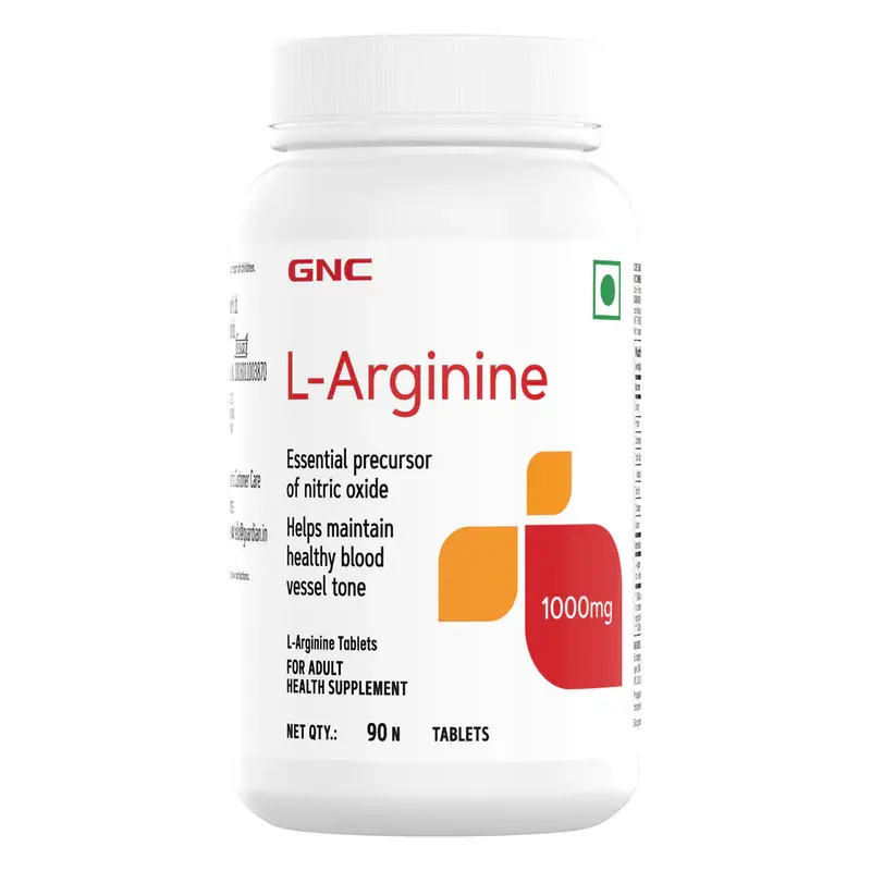GNC|GNC 1000 MG  L-ARGININE|90N Tablets