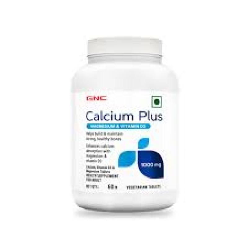 GNC| GNC CALCIUM PLUS  MAGNESIUM & VIT. D3|180 Tablet