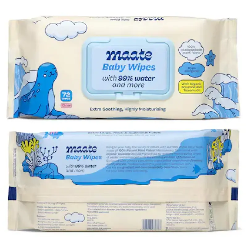 maate|Baby Wipes|(Pack of 2)