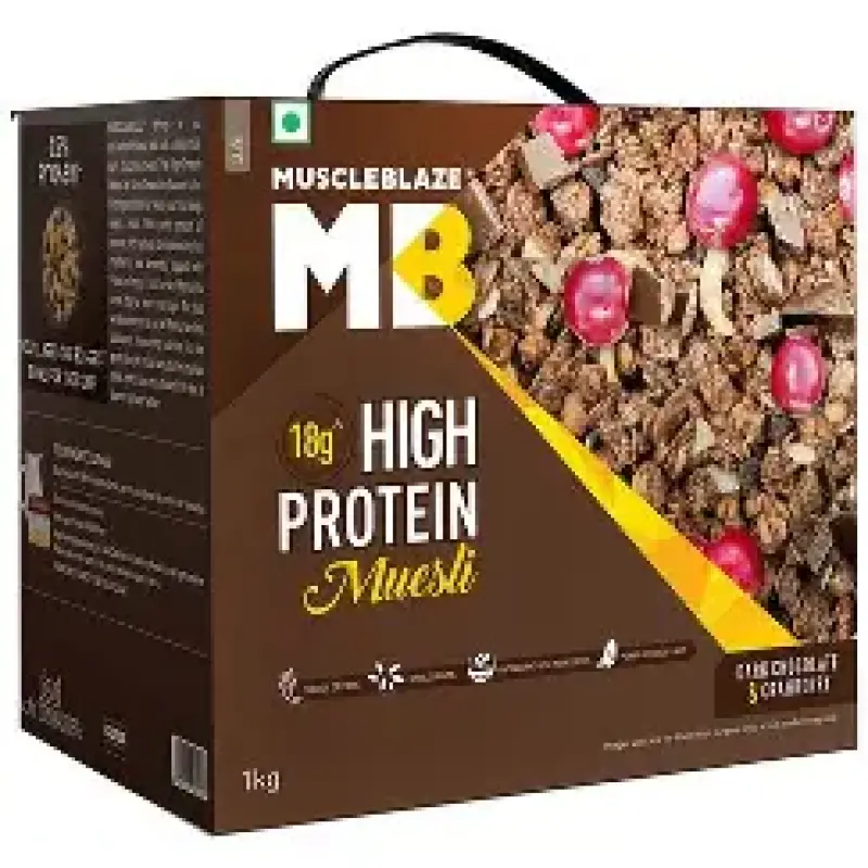 MuscleBlaze(MB) High Protein Muesli|400G