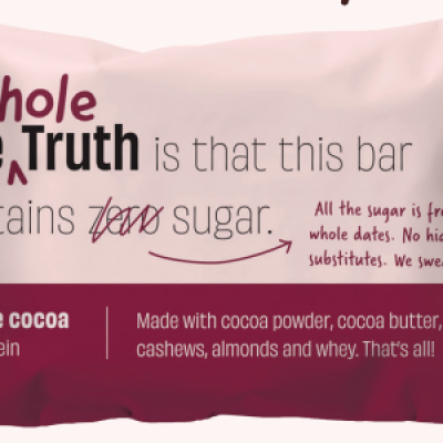 Peanut Cocoa Protein Bar - Cleanest Snack Ever | 15g Protein | Vegan | No Sugar