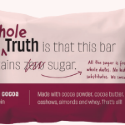 Double Cocoa Protein Bar - Intense Chocolate | 15g Protein | Vegan | Zero Added Sugar