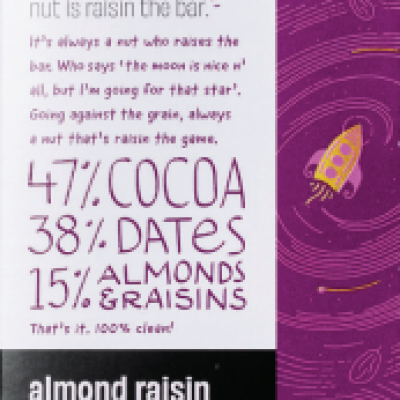 chocolate| The Whole Truth Almond Raisin Dark Chocolate – No Added Sugar