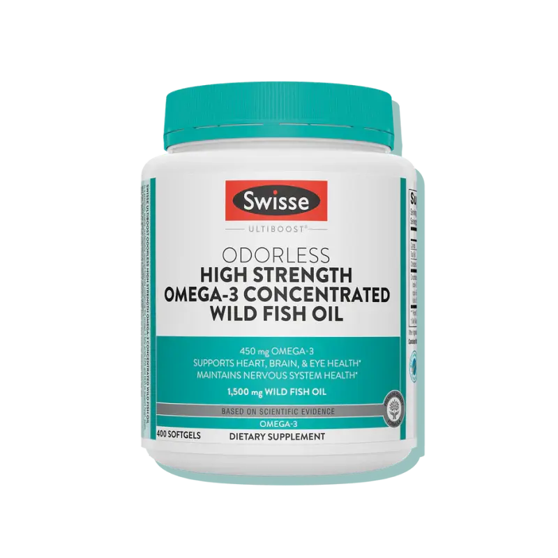 SWISSE|ODOURLESS WILD  FISH OIL 1500mg|60N