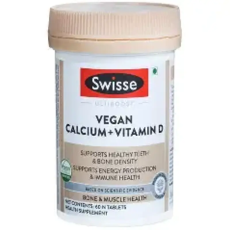 SWISSE| VEGAN CALCIUM  + VITAMIN D|60N